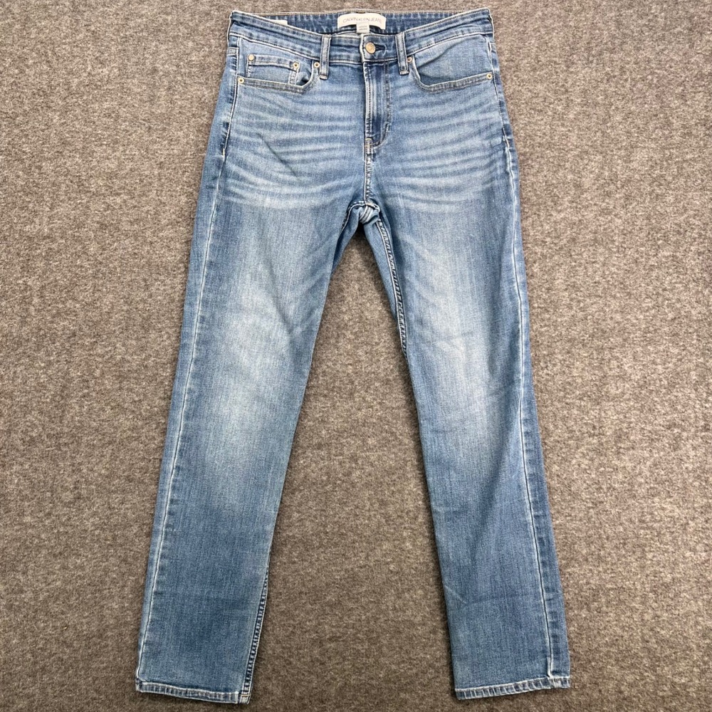 Calvin Klein‎ Jeans Slim Fit Medium Wash Blue Denim 32 mens Relaxed casual Jeans